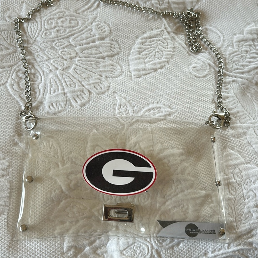 Clear UGA purse